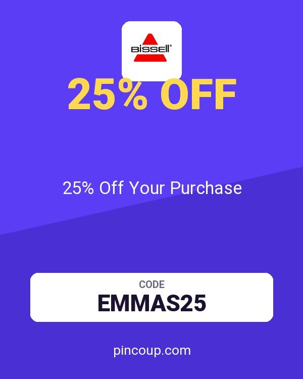 Bissell coupon: 25% Off Your Purchase