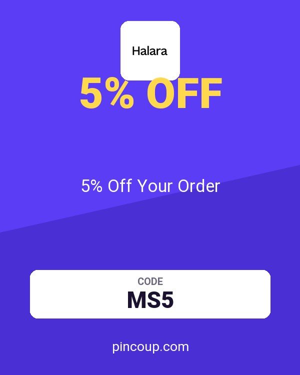 HALARA coupon: 5% Off Your Order