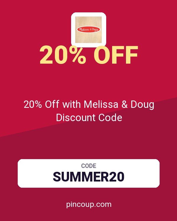 Melissa and Doug coupon: 20% Off with Melissa & Doug Discount Code
