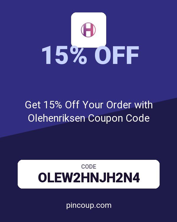Get 15% Off Your Order with Olehenriksen Coupon Code