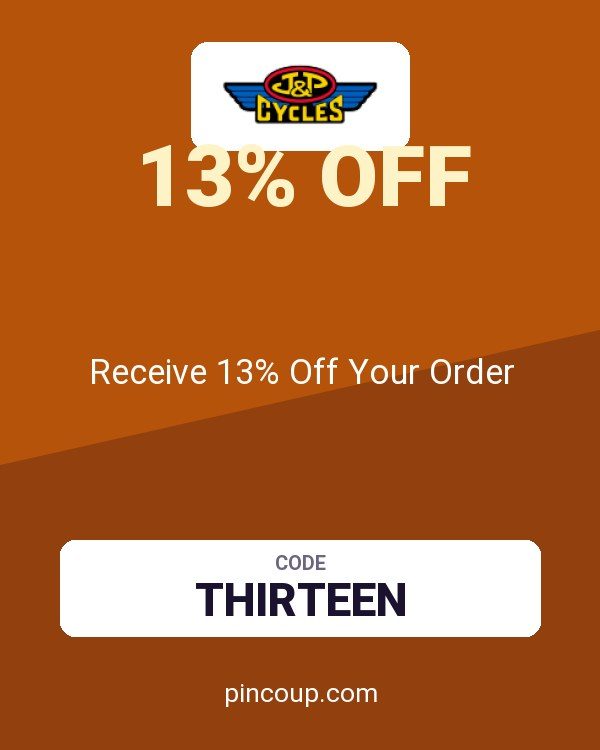 J&P Cycles coupon: Receive 13% Off Your Order