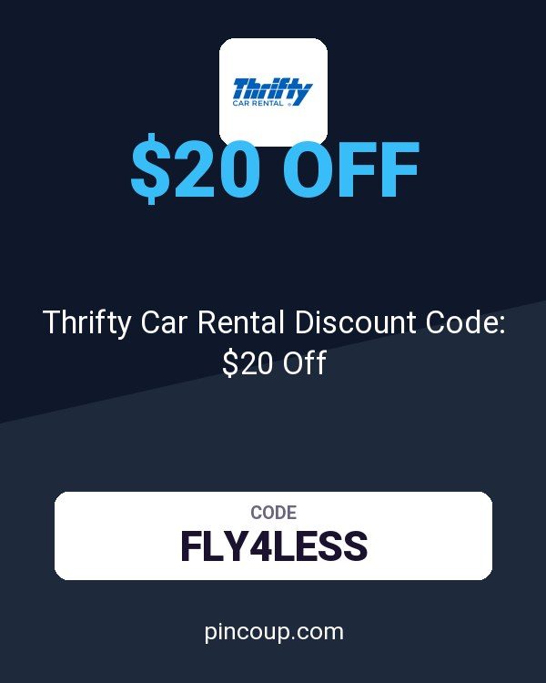 Thrifty Rent-A-Car System, Inc. coupon: Thrifty Car Rental Discount Code: $20 Off