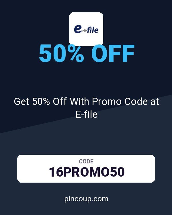 E-file.com coupon: Get 50% Off With Promo Code at E-file