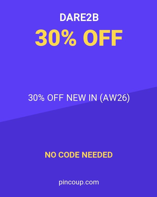 Dare2b coupon: 30% OFF NEW IN (AW26)