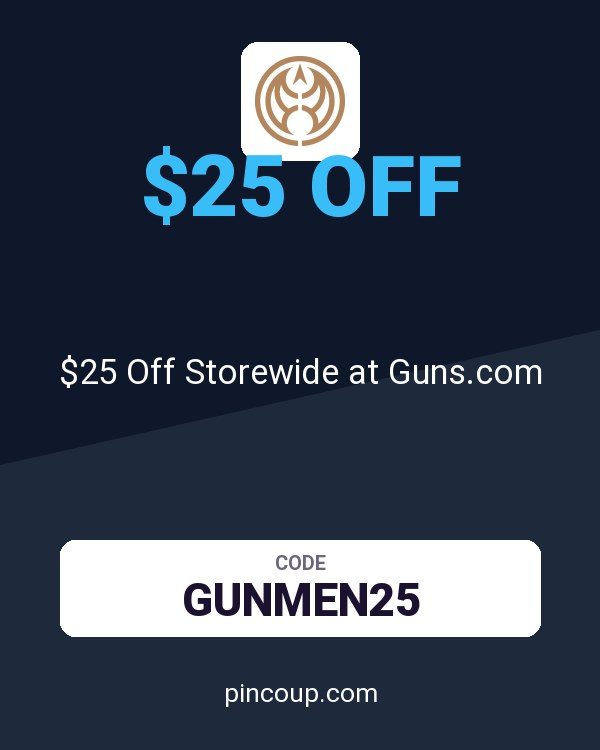 $25 Off Storewide at Guns.com