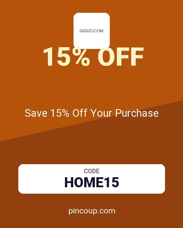 Giglio.com coupon: Save 15% Off Your Purchase