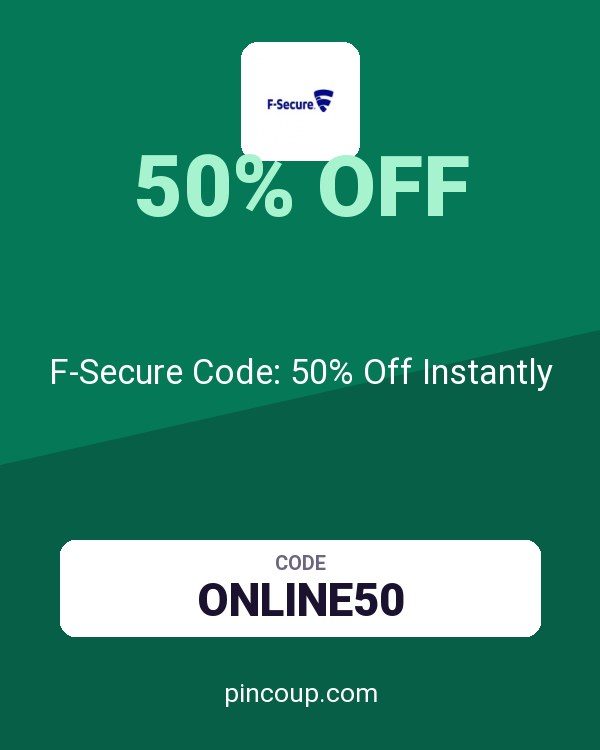 F-Secure | Internet Security & VPN coupon: F-Secure Code: 50% Off Instantly