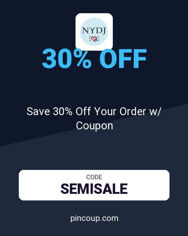 NYDJ: Save 30% Off Your Order w/ Coupon