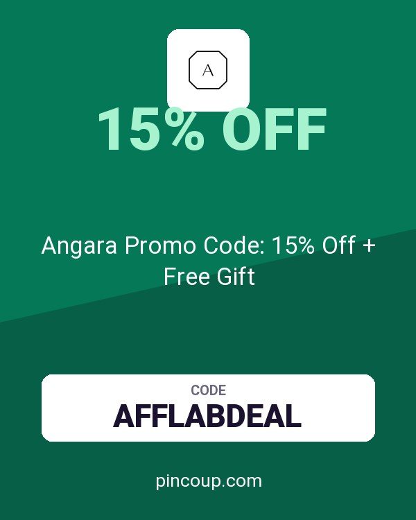 Angara Promo Code: 15% Off + Free Gift