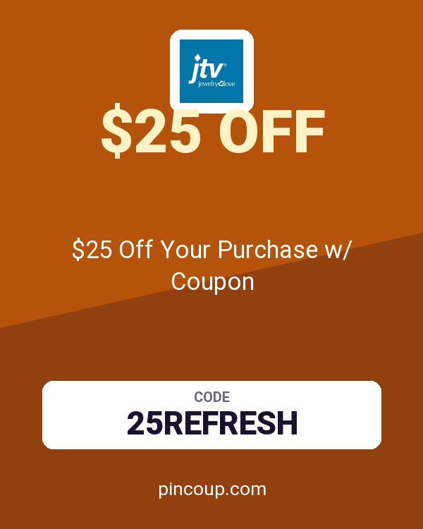 JTV Jewelry: $25 Off Your Purchase w/ Coupon