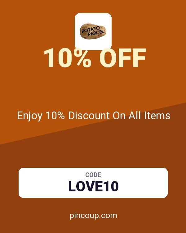 Potato Parcel coupon: Enjoy 10% Discount On All Items