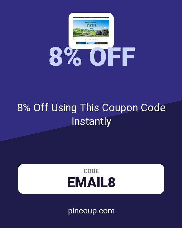Bluetti: 8% Off Using This Coupon Code Instantly