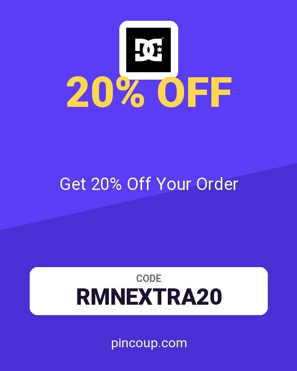 DC Shoes coupon: Get 20% Off Your Order