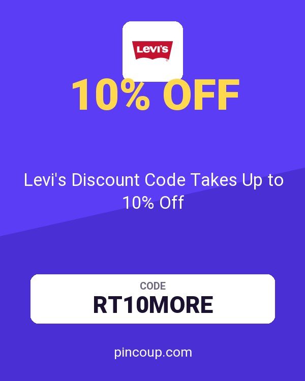 Levi's Discount Code Takes Up to 10% Off