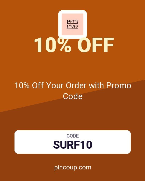 White Stuff DE coupon: 10% Off Your Order with Promo Code