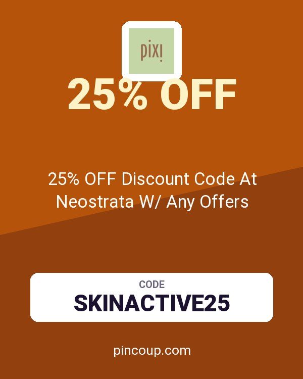 Pixi Beauty coupon: 25% OFF Discount Code At Neostrata W/ Any Offers
