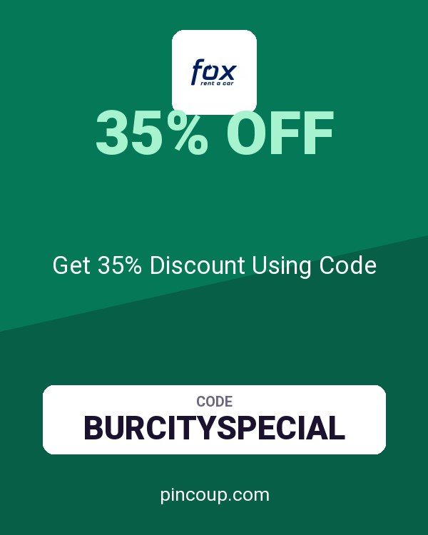 Fox Rent a Car coupon: Get 35% Discount Using Code