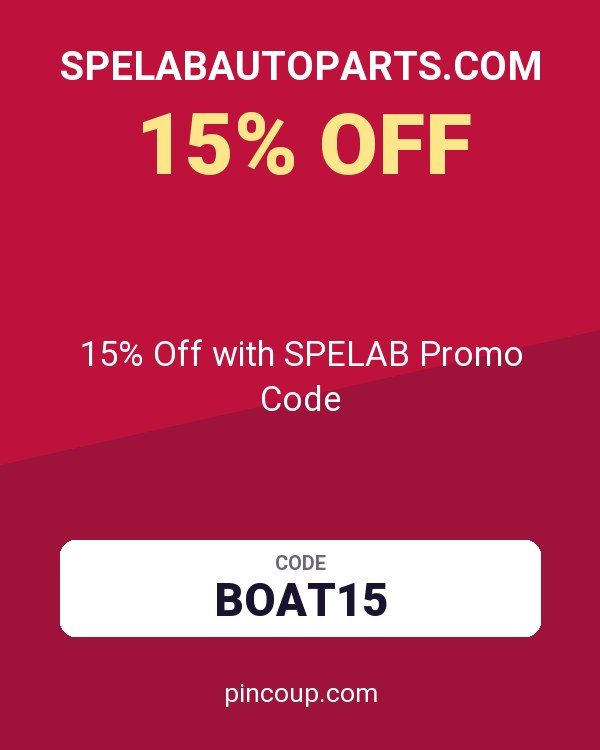 Spelabautoparts.com coupon: 15% Off with SPELAB Promo Code