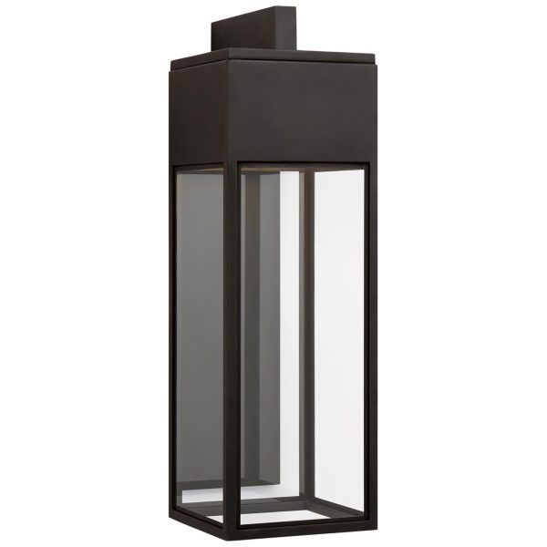 Visual Comfort Signature Collection Chapman & Myers Irvine 26 Inch Tall LED Outdoor Wall Light Irvine - CHO 2442BZ-CG - Modern Contemporary at 1-800Lighting