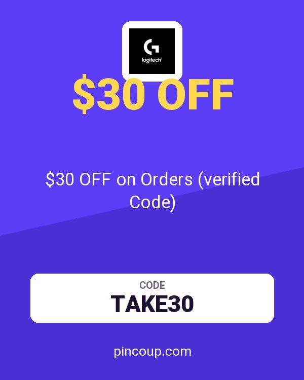 Logitech G coupon: $30 OFF on Orders (verified Code)