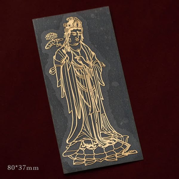 Buddha Stones 12 Chinese Zodiac Blessing Wealth Fortune Phone Sticker - Horse-Mahasattva Bodhisattva / Large at buddhastoneshop