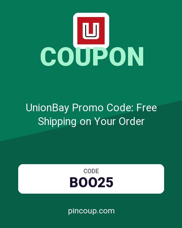UnionBay Promo Code: Free Shipping on Your Order