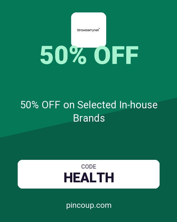 Strawberrynet coupon: 50% OFF on Selected In-house Brands