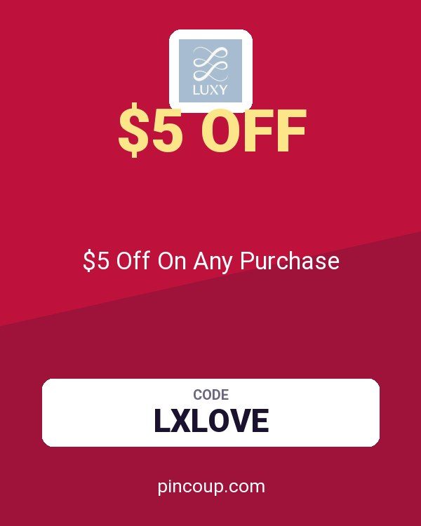 Luxy Hair coupon: $5 Off On Any Purchase