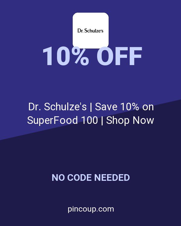 Dr. Schulze's | Save 10% on SuperFood 100 | Shop Now
