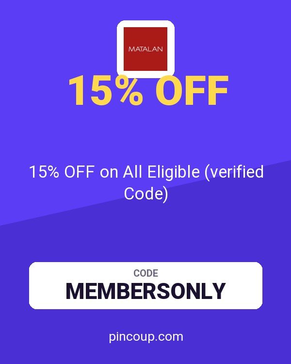 Matalan coupon: 15% OFF on All Eligible (verified Code)