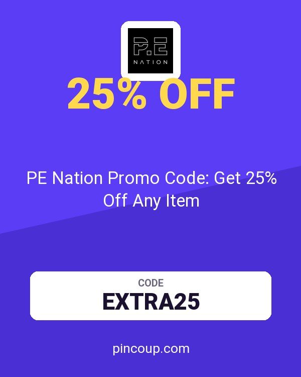 PE Nation Promo Code: Get 25% Off Any Item