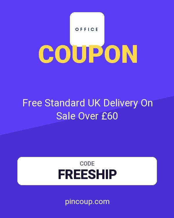 Office Shoes coupon: Free Standard UK Delivery On Sale Over £60