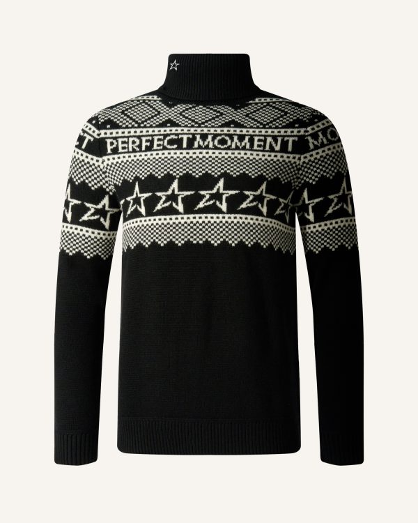 Fairisle Merino Wool Sweater XL at Perfect Moment