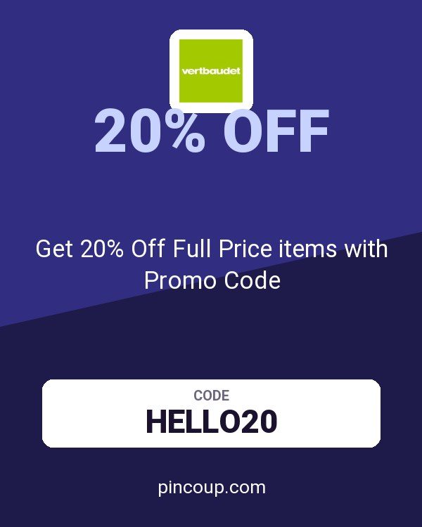 Vertbaudet coupon: Get 20% Off Full Price items with Promo Code