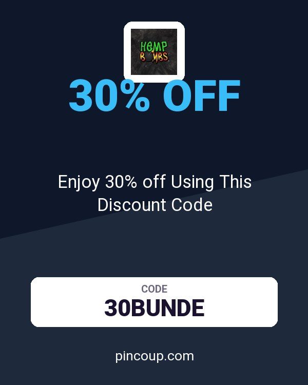 Hemp Bombs coupon: Enjoy 30% off Using This Discount Code
