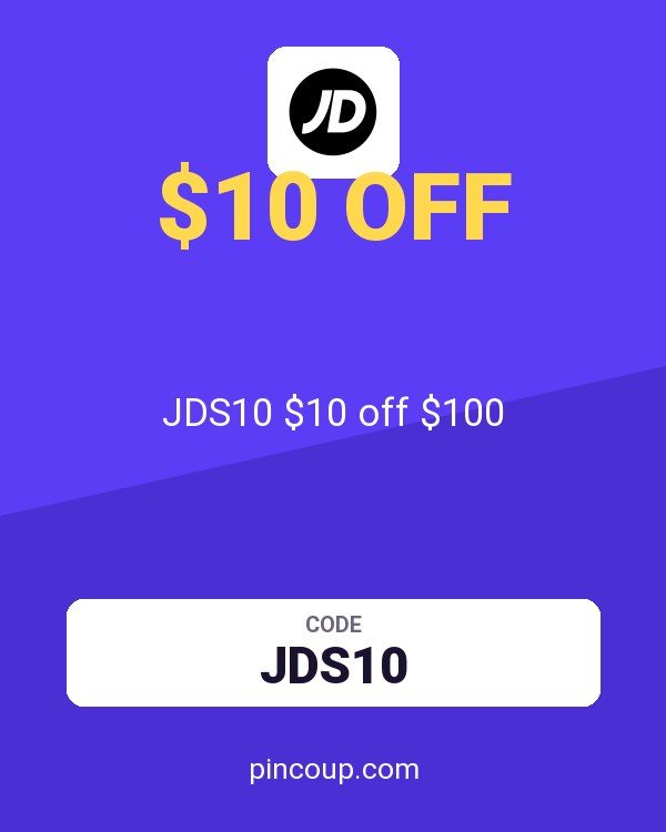 JD Sports coupon: JDS10 $10 off $100