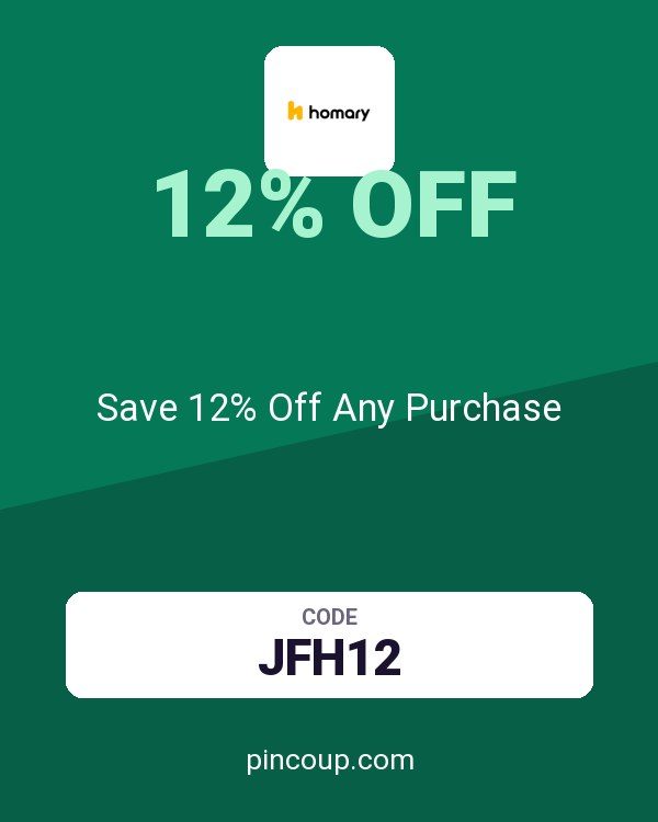 Homary International Limited coupon: Save 12% Off Any Purchase