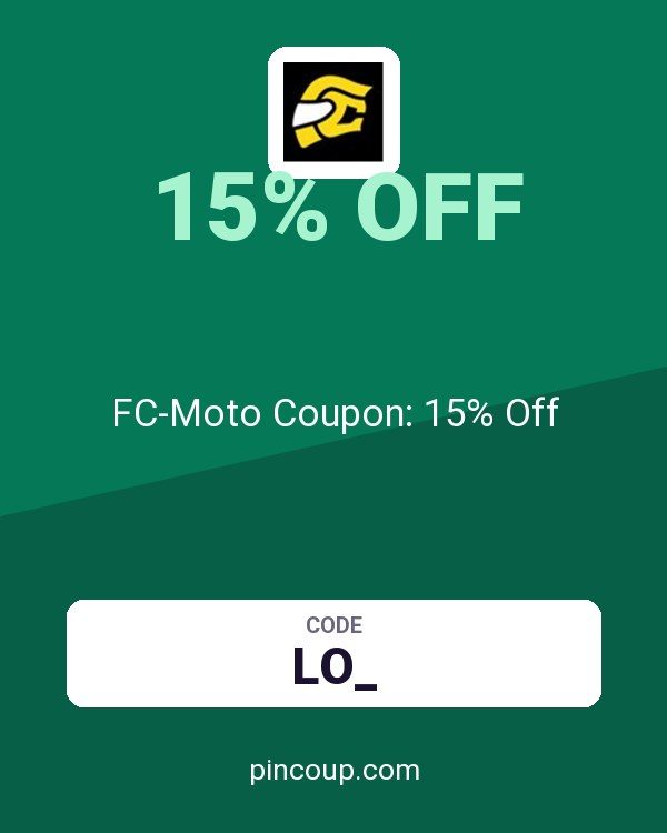 FC-Moto DK: FC-Moto Coupon: 15% Off