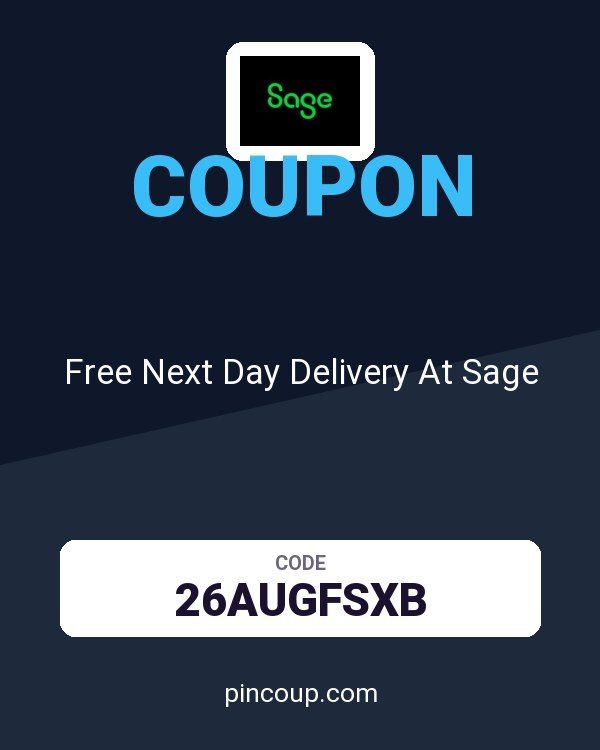 Free Next Day Delivery At Sage