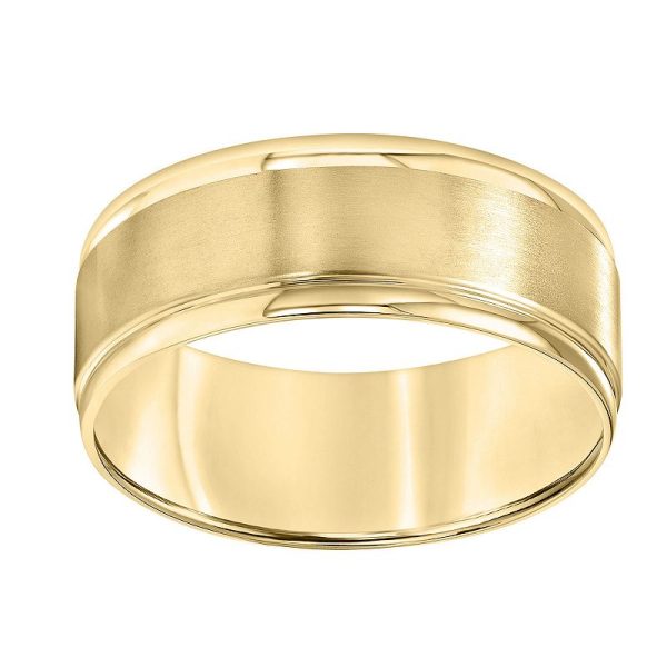 AXL 10k Gold 8 mm Comfort Fit Men's Band, Size: 12.50 at Kohl's