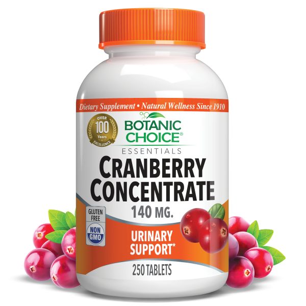 Cranberry Concentrate Tablets - Antioxidants Supplement - 250 Tablets at Botanic Choice