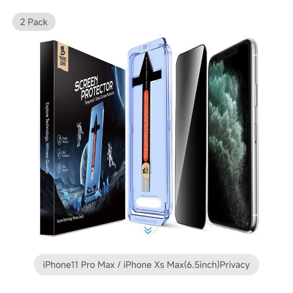 iPhone Gen 2 Screen Protector - Privacy / iPhone11 Pro Max / iPhone Xs Max(6.5inch) at Magic John