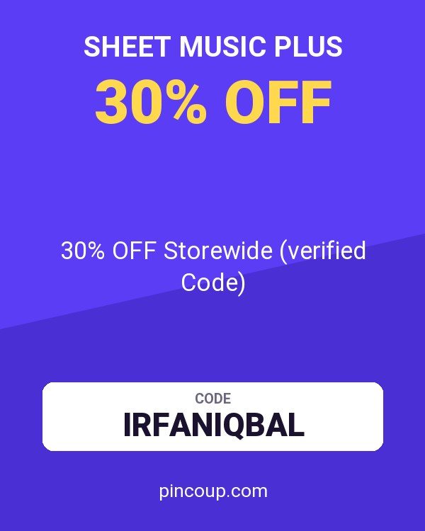 Sheet Music Plus coupon: 30% OFF Storewide (verified Code)