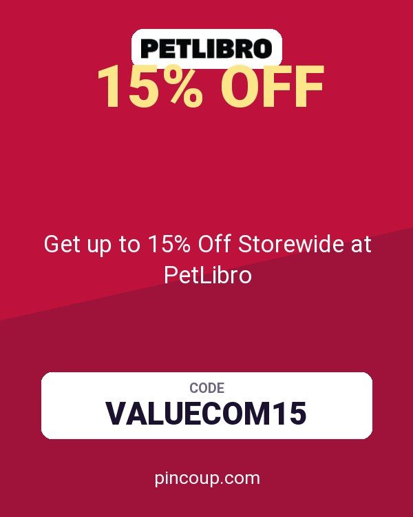 Get up to 15% Off Storewide at PetLibro