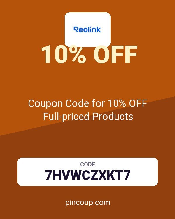 reolink DE: Coupon Code for 10% OFF Full-priced Products