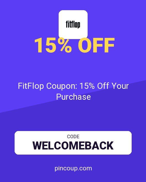 FitFlop Coupon: 15% Off Your Purchase