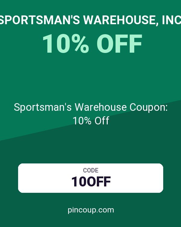 Sportsman's Warehouse, Inc.: Sportsman's Warehouse Coupon: 10% Off