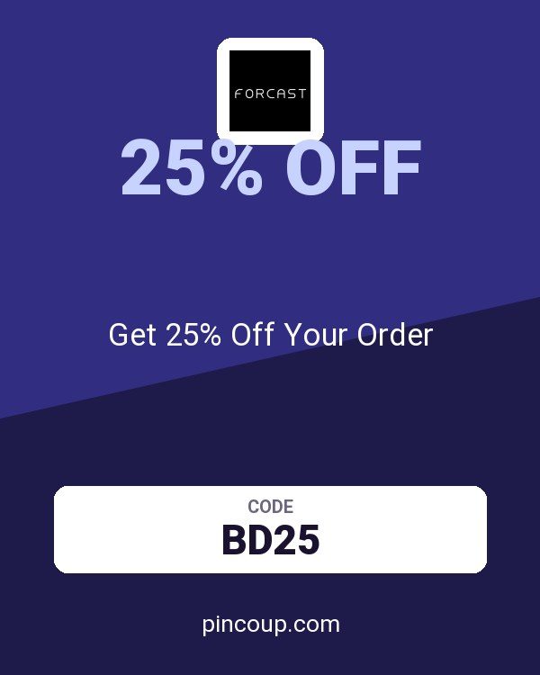 FORCAST coupon: Get 25% Off Your Order