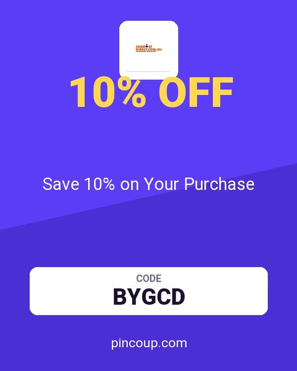 Chemist Direct AU coupon: Save 10% on Your Purchase