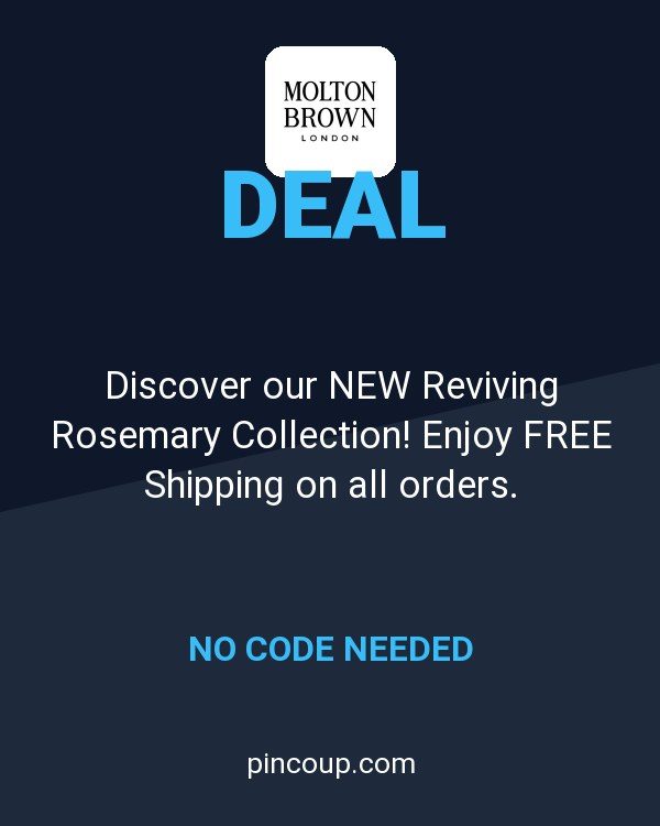 Molton Brown coupon: Discover our NEW Reviving Rosemary Collection! Enjoy FREE Shipping on all orders.